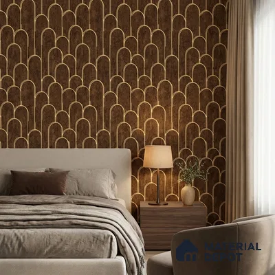 1154 | 10 Meter x 21 Inches Patterned Look Wallpaper - 57.37 Sq. Ft. | Minimum 15% wastage during installation