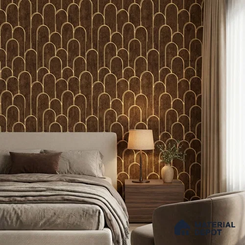1154 | 10 Meter x 21 Inches Patterned Look Wallpaper - 57.37 Sq. Ft. | Minimum 15% wastage during installation