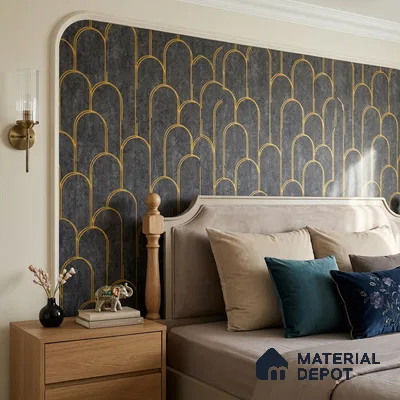 1157 | 10 Meter x 21 Inches Patterned Look Wallpaper - 57.37 Sq. Ft. | Minimum 15% wastage during installation
