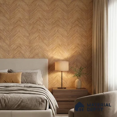 1140 | 10 Meter x 21 Inches Wood Look Wallpaper - 57.37 Sq. Ft. | Minimum 15% wastage during installation