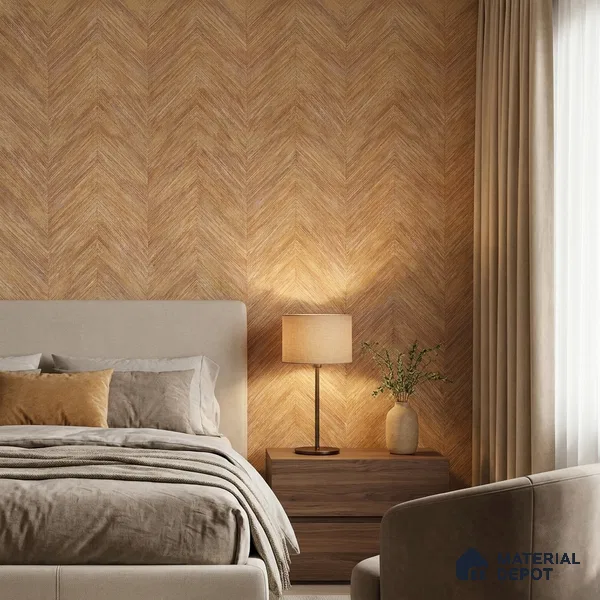 1140 | 10 Meter x 21 Inches Wood Look Wallpaper - 57.37 Sq. Ft. | Minimum 15% wastage during installation