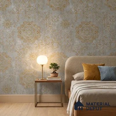 1160 | 10 Meter x 21 Inches Patterned Look Wallpaper - 57.37 Sq. Ft. | Minimum 15% wastage during installation