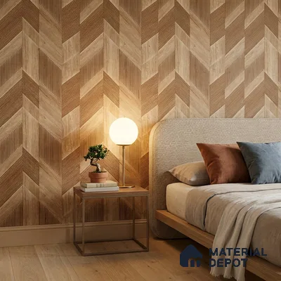 1163 | 10 Meter x 21 Inches Patterned Look Wallpaper - 57.37 Sq. Ft. | Minimum 15% wastage during installation