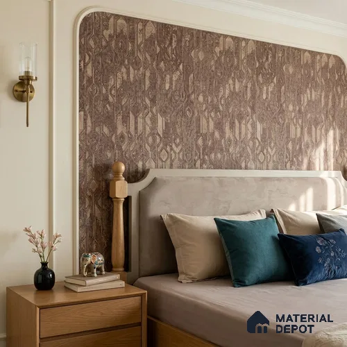 1113 | 10 Meter x 21 Inches Patterned Look Wallpaper - 57.37 Sq. Ft. | Minimum 15% wastage during installation
