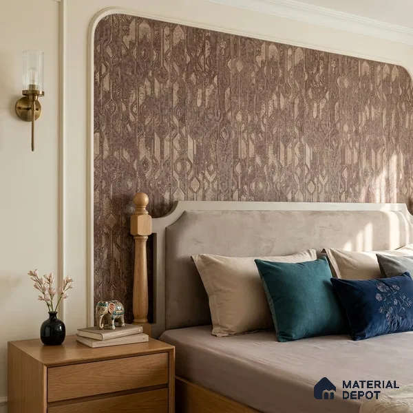 1113 | 10 Meter x 21 Inches Patterned Look Wallpaper - 57.37 Sq. Ft. | Minimum 15% wastage during installation