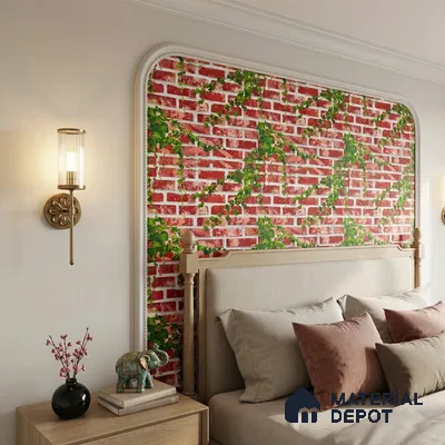 WP-1432 | 9.5 Meter x 21 Inches Brick Look Wallpaper - 54 Sq. Ft.  | Minimum 15% wastage during installation