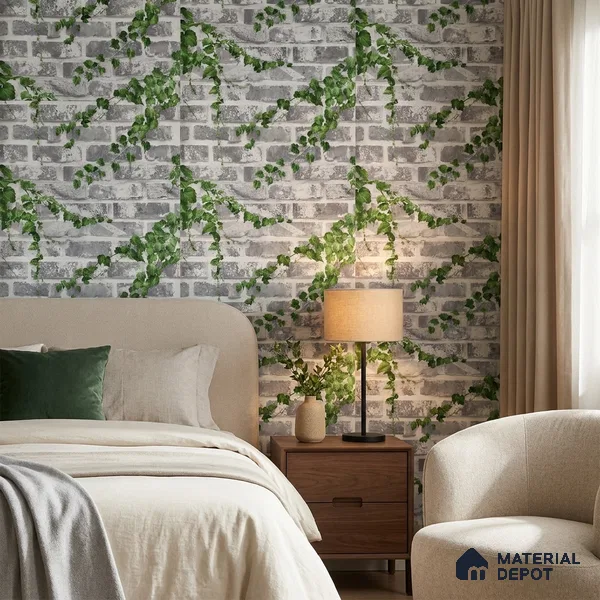 WP-1431 | 9.5 Meter x 21 Inches Brick Look Wallpaper - 54 Sq. Ft. | Minimum 15% wastage during installation