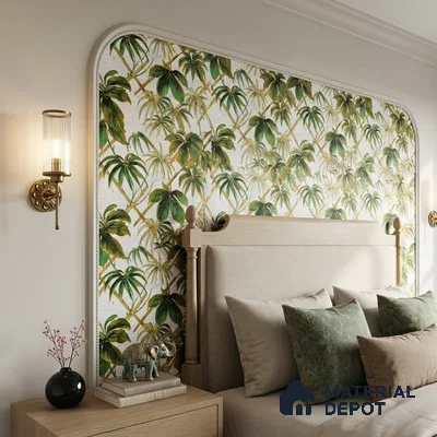 WP-1409 | 9.5 Meter x 21 Inches Tropical Look Wallpaper - 54 Sq. Ft.  | Minimum 15% wastage during installation