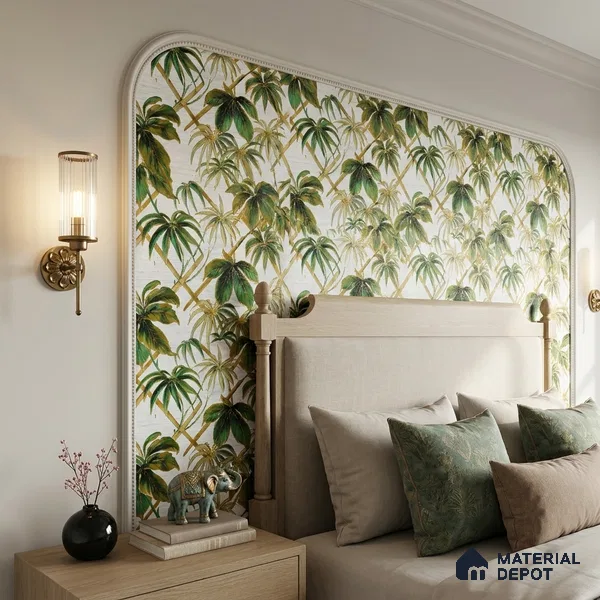 WP-1409 | 9.5 Meter x 21 Inches Tropical Look Wallpaper - 54 Sq. Ft.  | Minimum 15% wastage during installation