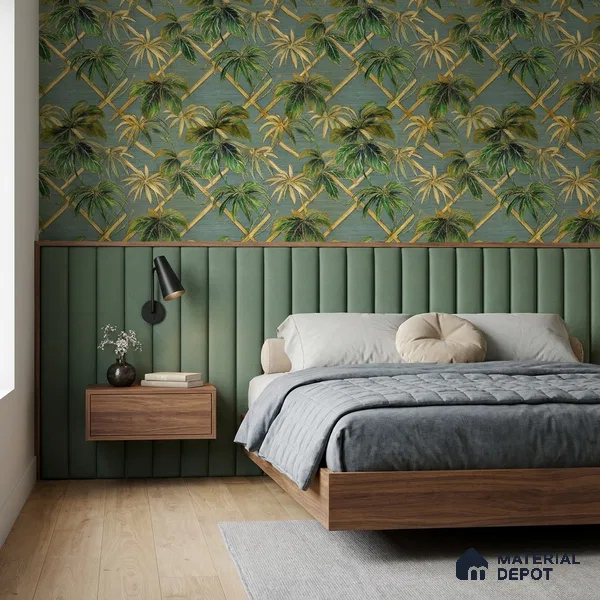 WP-1408 | 9.5 Meter x 21 Inches Tropical Look Wallpaper - 54 Sq. Ft.  | Minimum 15% wastage during installation