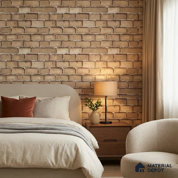 WP-1416 | 9.5 Meter x 21 Inches Brick Look Wallpaper - 54 Sq. Ft. | Minimum 15% wastage during installation