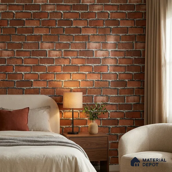 WP-1413 | 9.5 Meter x 21 Inches Brick Look Wallpaper - 54 Sq. Ft. | Minimum 15% wastage during installation