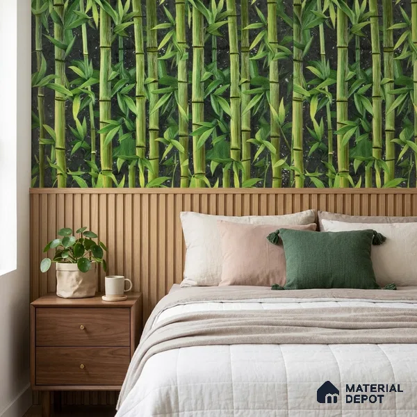 WP-1420 | 9.5 Meter x 21 Inches Tropical Look Wallpaper - 54 Sq. Ft. | Minimum 15% wastage during installation