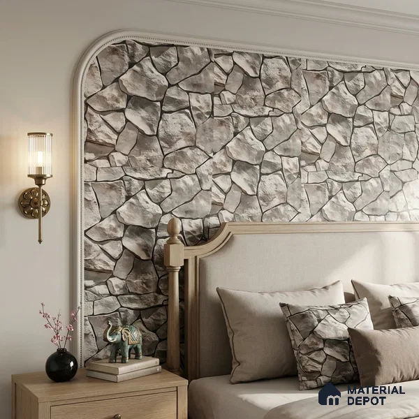 WP-1424 | 9.5 Meter x 21 Inches Stone Look Wallpaper - 54 Sq. Ft. | Minimum 15% wastage during installation