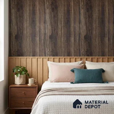 WP-1428 | 9.5 Meter x 21 Inches Wood Look Wallpaper - 54 Sq. Ft.  | Minimum 15% wastage during installation