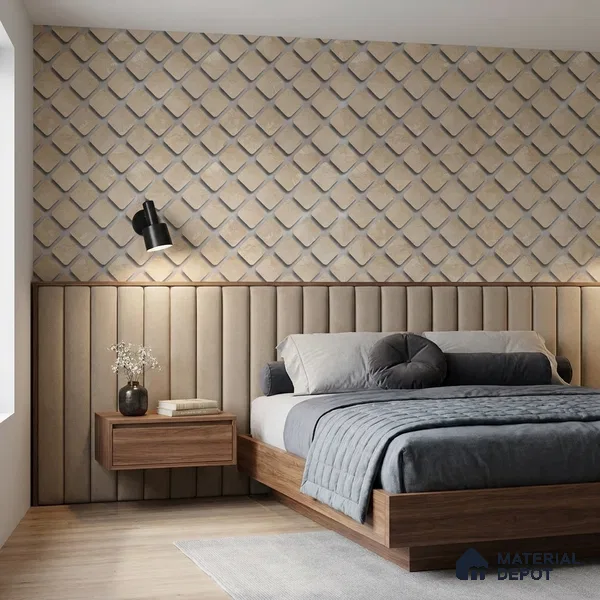 WP-1441 | 9.5 Meter x 21 Inches Patterned Look Wallpaper - 54 Sq. Ft. | Minimum 15% wastage during installation
