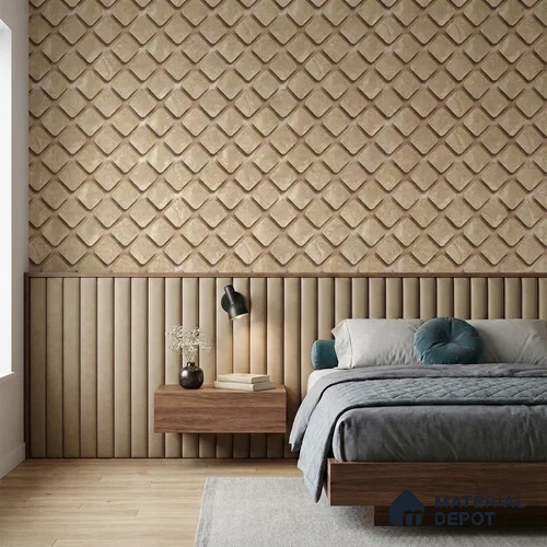 WP-1438 | 9.5 Meter x 21 Inches Patterned Look Wallpaper - 54 Sq. Ft.  | Minimum 15% wastage during installation