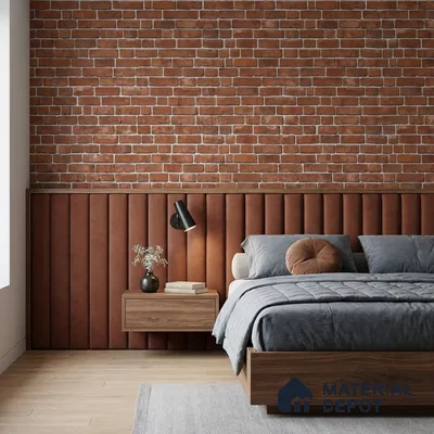 WP-1442 | 9.5 Meter x 21 Inches Brick Look Wallpaper - 54 Sq. Ft.  | Minimum 15% wastage during installation