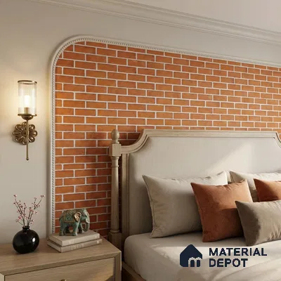 WP-1461 | 9.5 Meter x 21 Inches Brick Look Wallpaper - 54 Sq. Ft.  | Minimum 15% wastage during installation