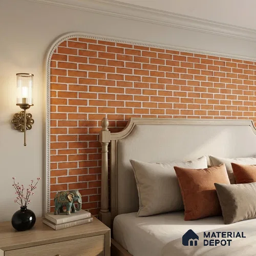 WP-1461 | 9.5 Meter x 21 Inches Brick Look Wallpaper - 54 Sq. Ft.  | Minimum 15% wastage during installation