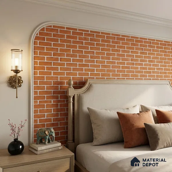 WP-1461 | 9.5 Meter x 21 Inches Brick Look Wallpaper - 54 Sq. Ft. | Minimum 15% wastage during installation