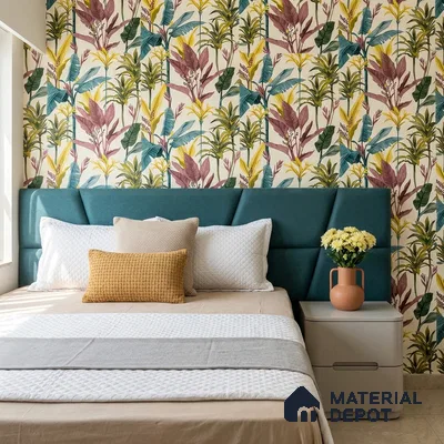 8008 | 10 Meter x 21 Inches Florals Look Wallpaper - 57.41 Sq. Ft.