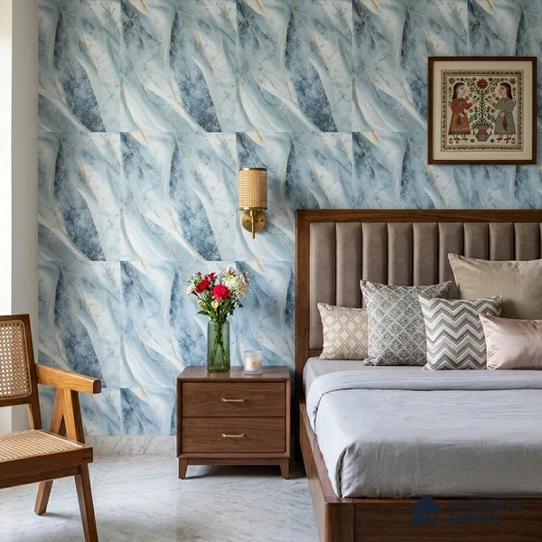 8017 | 10 Meter x 21 Inches Patterned Look Wallpaper - 57.41 Sq. Ft.