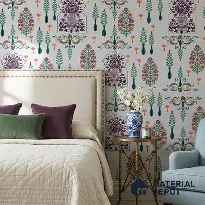 8019 | 10 Meter x 21 Inches Indian Look Wallpaper - 57.41 Sq. Ft.