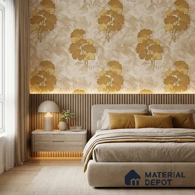 8022 | 10 Meter x 21 Inches Florals Look Wallpaper - 57.41 Sq. Ft.