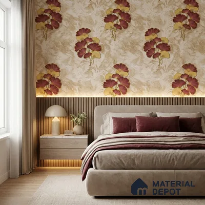 8023 | 10 Meter x 21 Inches Florals Look Wallpaper - 57.41 Sq. Ft.