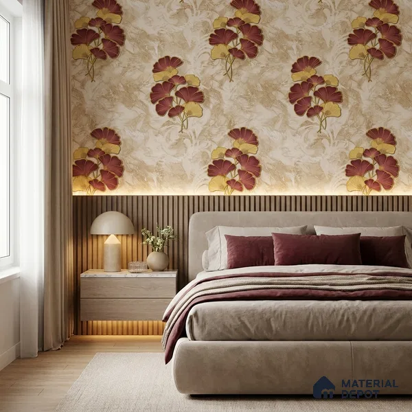 8023 | 10 Meter x 21 Inches Florals Look Wallpaper - 57.41 Sq. Ft.
