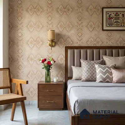 8027 | 10 Meter x 21 Inches Patterned Look Wallpaper - 57.41 Sq. Ft.
