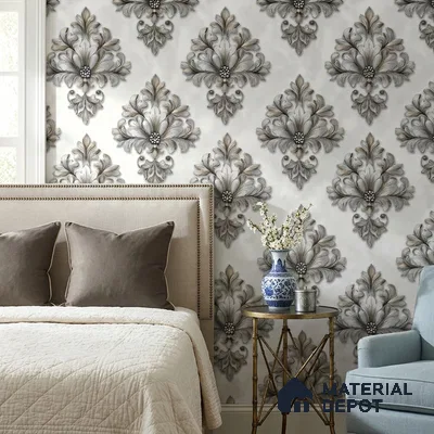 8030 | 10 Meter x 21 Inches Florals Look Wallpaper - 57.41 Sq. Ft.
