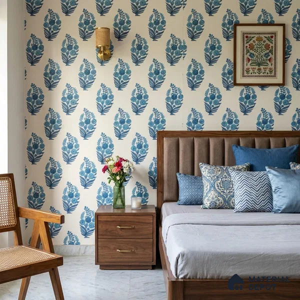 8033 | 10 Meter x 21 Inches Patterned Look Wallpaper - 57.41 Sq. Ft.