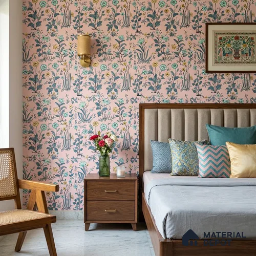 8040 | 10 Meter x 21 Inches Florals Look Wallpaper - 57.41 Sq. Ft.