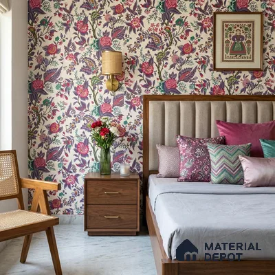 8046 | 10 Meter x 21 Inches Florals Look Wallpaper - 57.41 Sq. Ft.