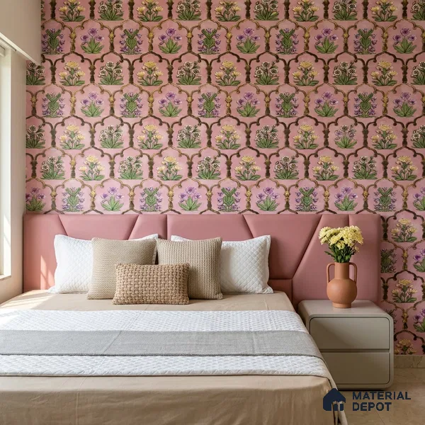 8050 | 10 Meter x 21 Inches Florals Look Wallpaper - 57.41 Sq. Ft.