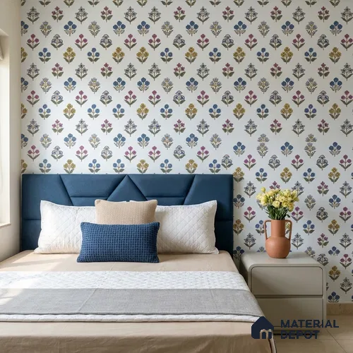8062 | 10 Meter x 21 Inches Patterned Look Wallpaper - 57.41 Sq. Ft.