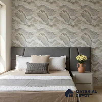 8068 | 10 Meter x 21 Inches Stone Look Wallpaper - 57.41 Sq. Ft.