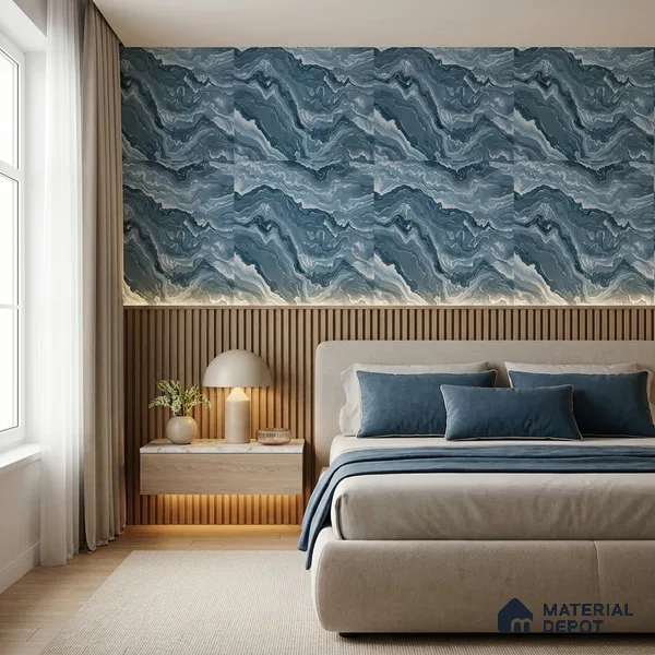 8070 | 10 Meter x 21 Inches Stone Look Wallpaper - 57.41 Sq. Ft.