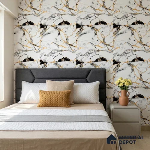 8071 | 10 Meter x 21 Inches Stone Look Wallpaper - 57.41 Sq. Ft.
