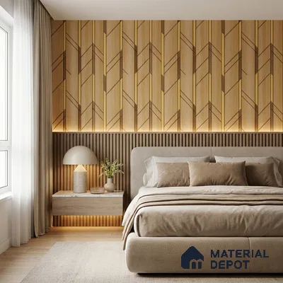 8078 | 10 Meter x 21 Inches Patterned Look Wallpaper - 57.41 Sq. Ft.