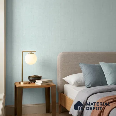 51244101 | 10 Meter x 21 Inch  Fabric Look Wallpaper - 57 Sq. Ft.