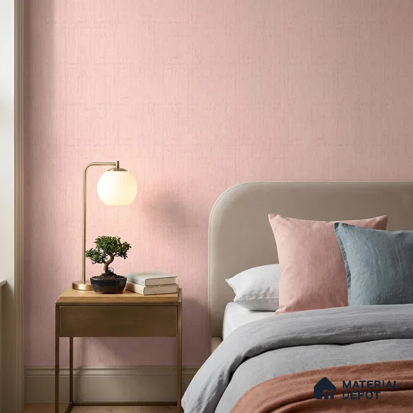 51244113 | 10 Meter x 21 Inch Fabric Look Wallpaper - 57 Sq. Ft.