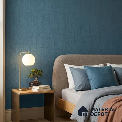 51244111 | 10 Meter x 21 Inch  Fabric Look Wallpaper - 57 Sq. Ft.