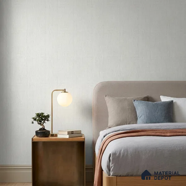 51244109 | 10 Meter x 21 Inch Fabric Look Wallpaper - 57 Sq. Ft.
