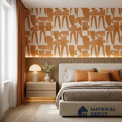 51243908 | 10 Meter x 21 Inch  Patterned Look Wallpaper - 57 Sq. Ft.
