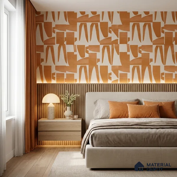 51243908 | 10 Meter x 21 Inch Patterned Look Wallpaper - 57 Sq. Ft.
