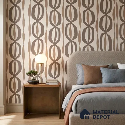 51243807 | 10 Meter x 21 Inch  Patterned Look Wallpaper - 57 Sq. Ft.
