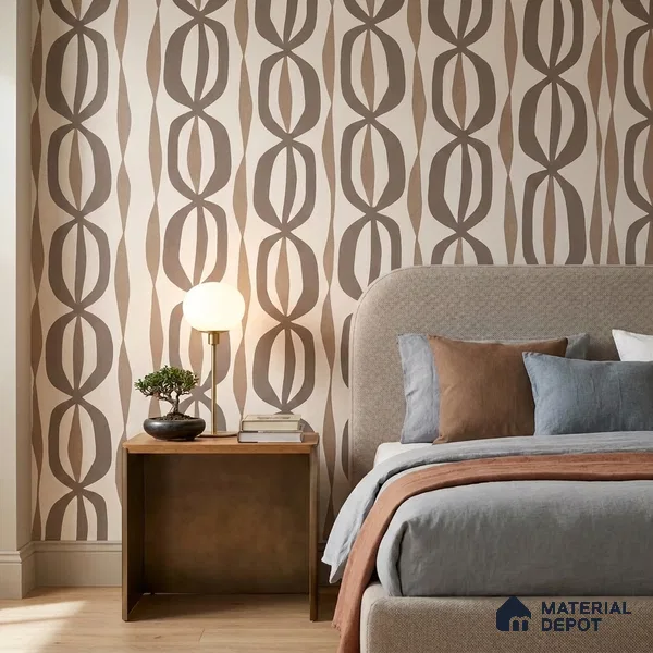 51243807 | 10 Meter x 21 Inch Patterned Look Wallpaper - 57 Sq. Ft.